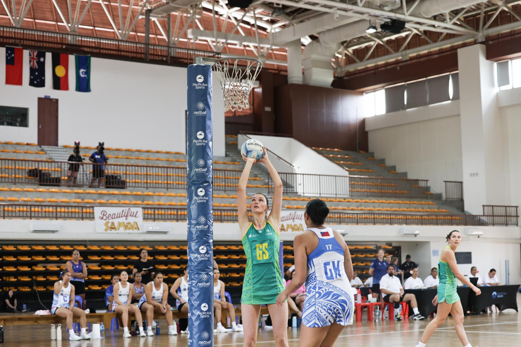 Swifts Training Partner Sophia Martinussen in action.
